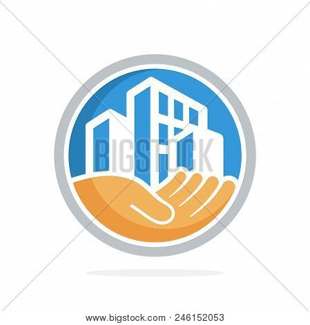 Icon Vector Illustration With The Concept Of Spatial Management Of The City
