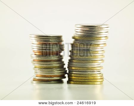 Geld zwei Row