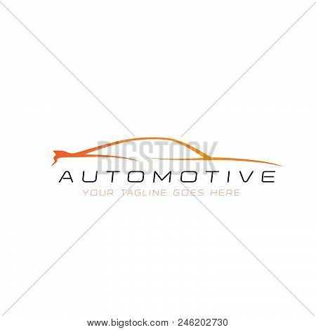 Automotive Outline Fast Car Sign For Your Project