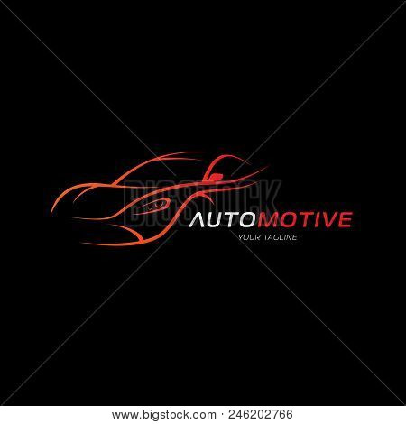 Automotive Outline Car Sign For Your Project