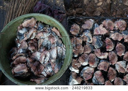 The Sea Catfish Is Known As Manyung In Indonesia And Arahan In The Philippines. The Fish Was Preserv