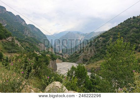 The Photo Was Taken In The Summer Season In One Of The Picturesque Regions Of Azerbaijan Ismayilli
