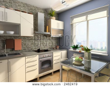 Modern Kitchen Interior