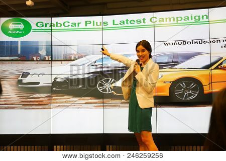 Bangkok, Thailand - September 5, 2017: Paradee Sinthawanarong, Country Marketing Head Of Grab Thaila