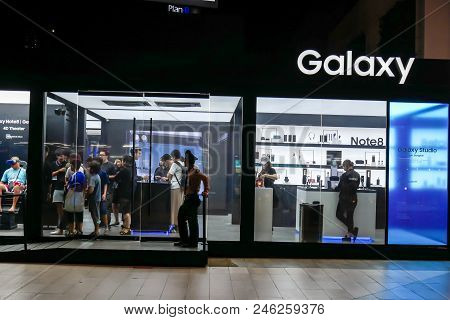 Bangkok, Thailand - October 25, 2017: Samsung Galaxy Studio With Concept  “do Bigger Things