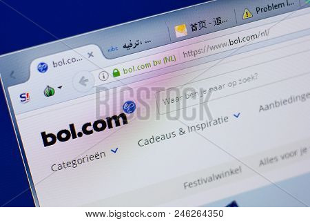 Ryazan, Russia - June 17, 2018: Homepage Of Bol Website On The Display Of Pc, Url - Bol.com