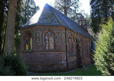 Historic English Church In The Spa Park Of Bad Wildbad
