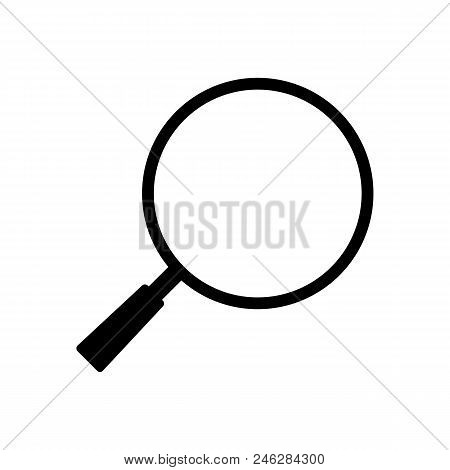 Icon Simple Design For Search Button Vector Drawing