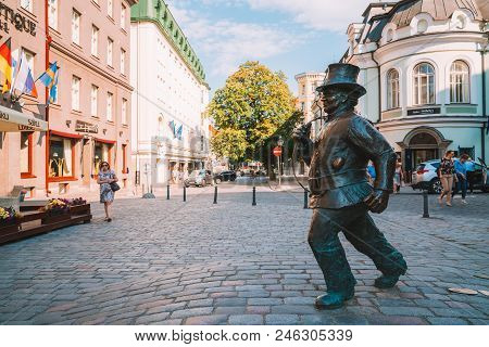 June 20, 2018. Tallinn, Estonia. Beautiful Architecture Of The Modern Rotermann District In Tallinn.