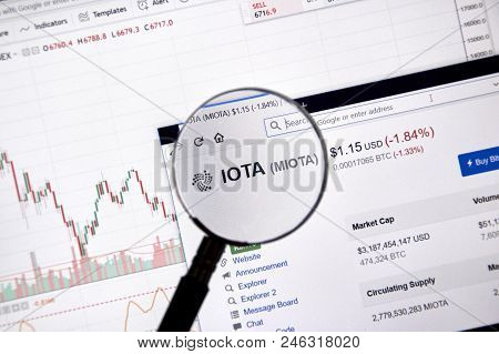 Iota Price Under Magnifying Glass.
