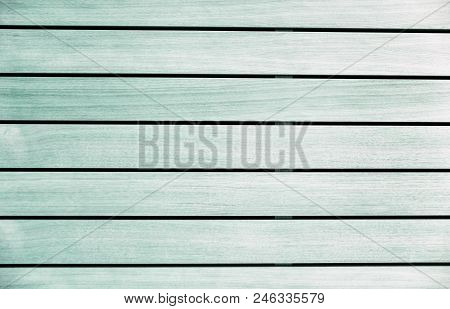 Wooden Panels Texture, Toned In Blue. Close Up And Copyspace