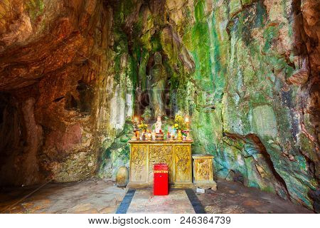 Marble Mountains Cave In Danang City In Vietnam