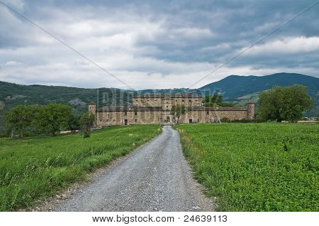 Château de Golaso. Varsi. Emilia-Romagna. Italie.