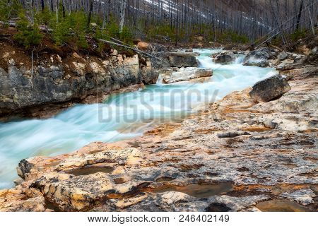 Marble Canyon In Kootenay National Park, British Columbia, Canada