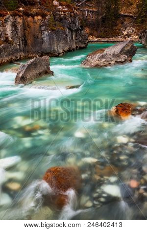 Marble Canyon In Kootenay National Park, British Columbia, Canada