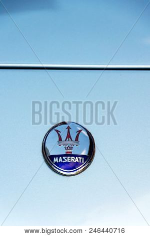 Saalbach-hinterglemm, Austria - June 21 2018: Maserati 3500 Gt Oldsmobile Vintage Veteran Car Prepar