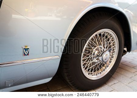 Saalbach-hinterglemm, Austria - June 21 2018: Maserati 3500 Gt Oldsmobile Vintage Veteran Car Prepar