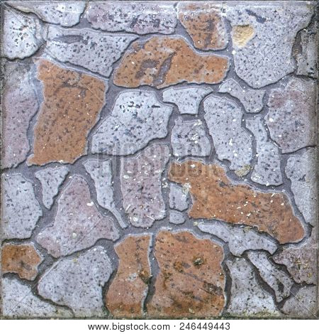 Seamless Photo Texture Of Pavement Tile From Natural Stone