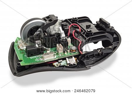 Disassembly Of The Old Wireless Computer Mouse