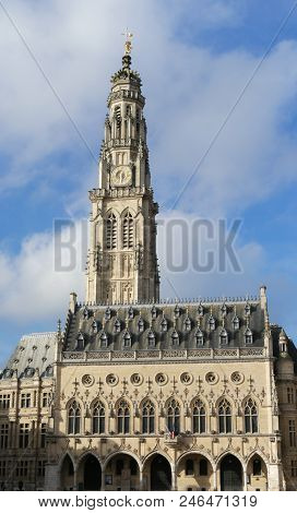 The Townhall At The Heroes Place In The French Arras
