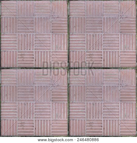 Seamless Photo Texture Of Pavement Tile From Natural Stone