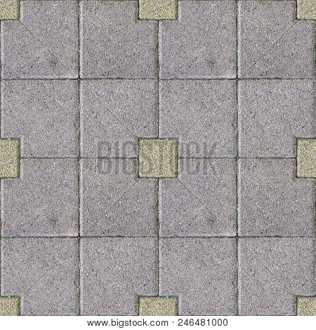 Seamless Photo Texture Of Pavement Tile From Natural Stone