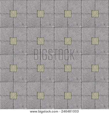 Seamless Photo Texture Of Pavement Tile From Natural Stone