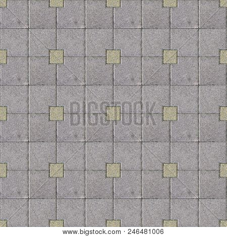 Seamless Photo Texture Of Pavement Tile From Natural Stone