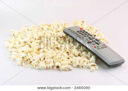 Control y palomitas de maíz