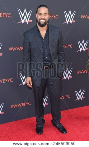 LOS ANGELES - JUN 06:  Jimmy Uso arrives to the 'WWE' FYC Event  on June 6, 2018 in Hollywood, CA