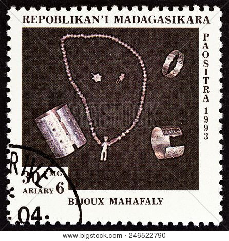 Madagascar - Circa 1994: A Stamp Printed In Madagascar From The 