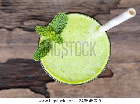 Kiwi Yogurt Fruit Juice Smoothie And Green Kiwi Juice Drink Healthy Delicious Taste In A Glass For W