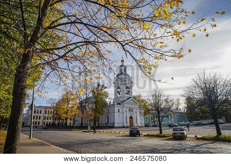 Old Church In Vyborg, Russia