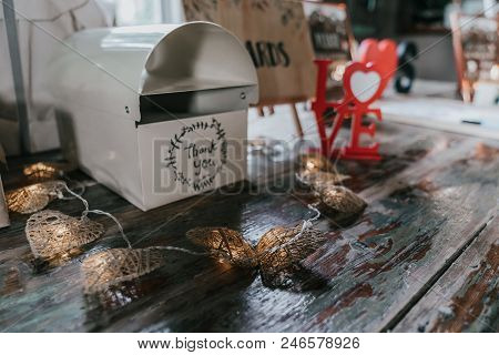 Thank You Letter Box For Wedding Donations