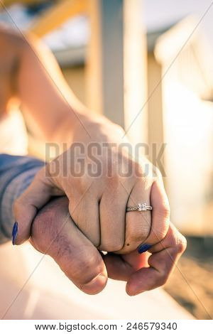 Getting Married And Holding Each Others Hands