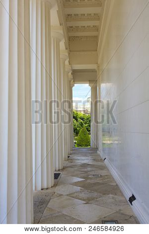 View Of Neoclassical Theseus Temple In The Volksgarten Park, Vienna