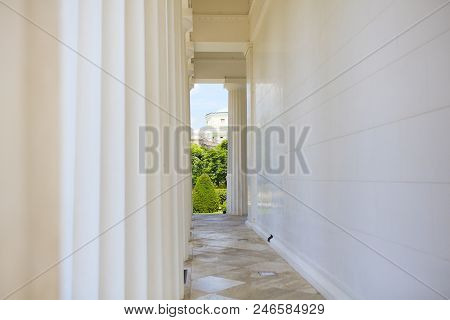 View Of Neoclassical Theseus Temple In The Volksgarten Park, Vienna