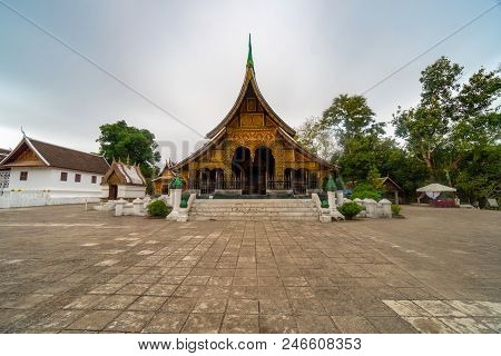 Wat Xieng Thong (golden City Temple) In Luang Prabang, Laos. Xieng Thong Temple Is One Of The Most I