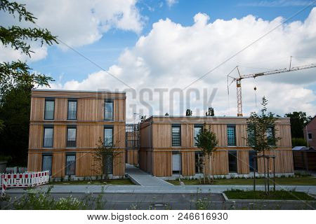 Wooden House, Wooden Houses In Germany, New Building
