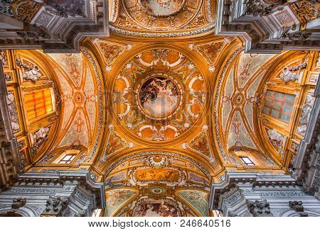 Interiors Of Chiesa I Gesuiti, Venice, Italy