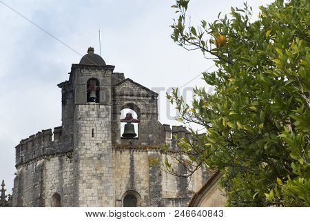 The Convent Of Christ Is A Former Roman Catholic Monastery In Tomar Portugal. The Convent Was Founde