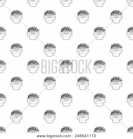 Home Plant Pattern Vector Seamless Repeating For Any Web Design