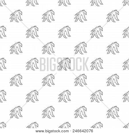 Leaf Pattern Vector Seamless Repeating For Any Web Design