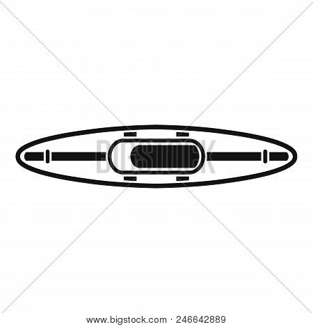 Canoe Icon. Simple Illustration Of Canoe Vector Icon For Web Design Isolated On White Background