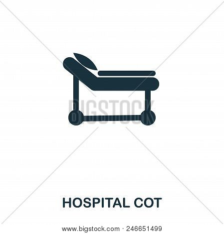 Hospital Cot Icon. Line Style Icon Design. Ui. Illustration Of Hospital Cot Icon. Pictogram Isolated