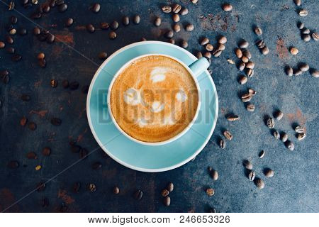 White Chocolate Mocha In The Blue Mug