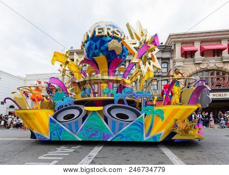Universal Studios Japan (usj) Event Summer Parade.