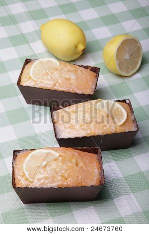 Three Small Lemon Cakes