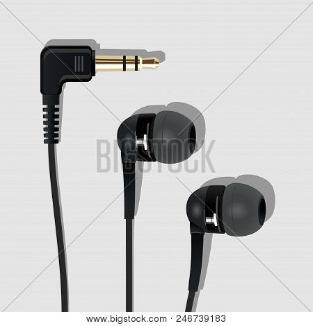 Earphones Vacuum With An Entrance, Lie On A Table