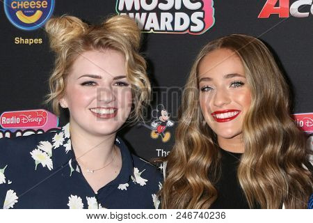 LOS ANGELES - JUN 22:  Maddie Poppe, Brynn Cartelli at the 2018 Radio Disney Music Awards at the Loews Hotel on June 22, 2018 in Los Angeles, CA